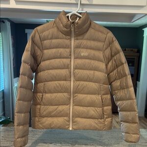 REI Women's Light Brown Puffer Jacket